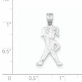 thumbnail image 2 of Beautiful Sterling Silver Girl Charm, 2 of 2