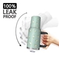 thumbnail image 3 of 40oz Pioneer Flower Floral Print Pattern Insulated Tumbler with Handle, BPA-Free Leak Proof Lid and Straws, Double Wall Vacuum, Hot 12h/Cold 34h, 3 of 6