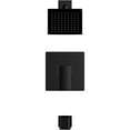 thumbnail image 2 of Capriza Single Handle Pressure Balanced Tub and Shower Faucet - Matte Black, 2 of 2