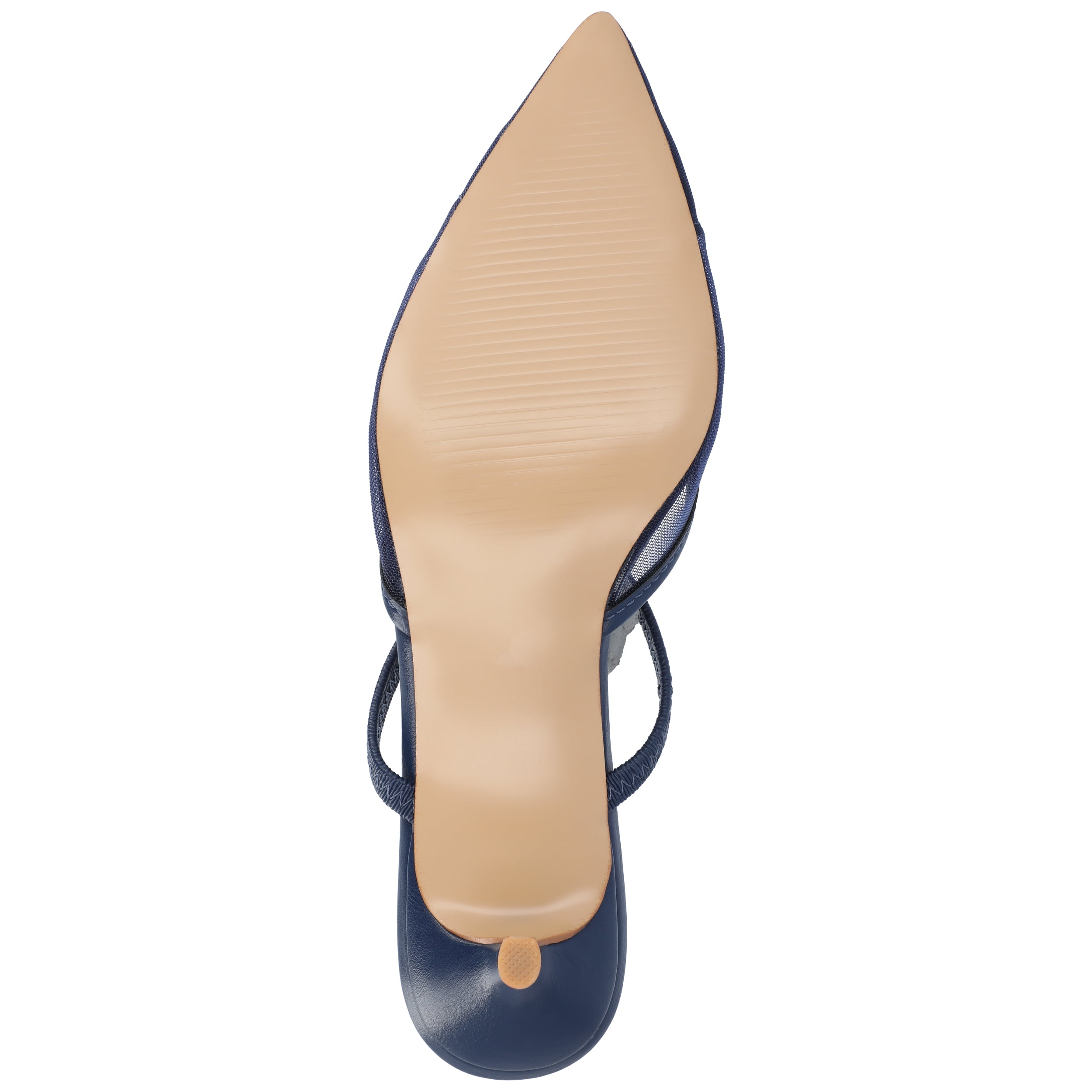 Journee Womens Allana Slip On Kitten Heel Mule Pumps
