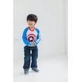 thumbnail image 2 of Marvel Avengers Captain America Toddler Boys Pullover Rash Guard Toddler to Big Kid, 2 of 5