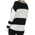thumbnail image 3 of Fall Winter Women Long Sleeved Letter Print Knit Sweater Pullover, 3 of 3