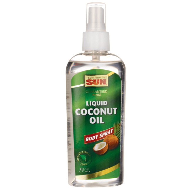 Natures Life Liquid Coconut Oil Body Spray, Pure & Fractionated Light