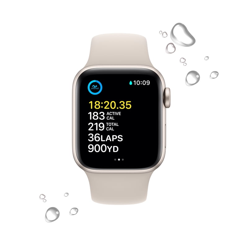 Apple Watch SE (2nd Gen) GPS + Cellular 40mm Starlight Aluminum