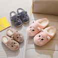 thumbnail image 6 of Tnobhg 1 Pair Winter Slippers Comfortable Cartoon Cat Pattern Slippers Warm Soft Women Plush Slippers for Home, 6 of 7