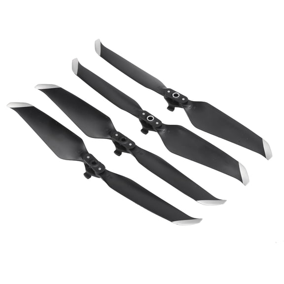2 pares de hélices de bajo ruido Nikou repuesto de cuchillas de liberación rápida para Air 2S/Mavic Air 2 plateado