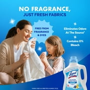 Lysol Laundry Sanitizer Additive Sanitizing Liquid for Clothes and Linens, Unscented, 90 oz