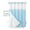 Blue, variant on No Hook Shower Curtain with Snap in Liner, Christmas Snowflake Grey Gradient Hotel Shower Curtains for Bathroom, Washable Shower Curtain Liner Set with Mesh Top Window, 72”x78”