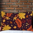 thumbnail image 6 of Pillowcases Autumn Leaves of Chestnut Pillow Cases Set of 2 Pillow Cover Cushion Case Rectangle Pillowcase with Hidden Zipper 16x24 Inch Home Decor, 6 of 6