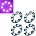 thumbnail image 4 of Tablero De Lámpara De Anillo LED, Módulo De Luz RGB Decoración Del Hogar WS2812 5050 8 Canales 4 Piezas A Todo Color Para Habitación, 4 of 7