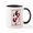 White/Black Inside, variant on CafePress - Happy Christmas Krampus Mugs - 11 oz Ceramic Mug - Novelty Coffee Tea Cup