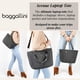 thumbnail image 2 of Bolso Tote Baggallini Avenue Negro con Relieve de Cheetah Talla Única, 2 of 9