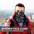 thumbnail image 7 of Neck Gaiter Face Cover Scarf, Black White Anchor cool Soft Face Sun Mask Cover Scarf Headband Cooling Sweat Absorbing Bandanas Hiking Cycling Running, 7 of 7