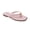 Blush, variant on bebe Women’s Flat Sandals – Cute Summer Sandals for Women, Stylish Beach Shoes and Flats with Ribbon