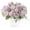 Purple, variant on Artificial Flowers Arrangements Peony Silk Hydrangea Bouquet Carnations Realistic Plastic 2 Pack White