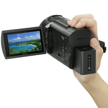 Sony - AX43A 4K Handycam with Exmore R CMOS sensor camcorder - Black