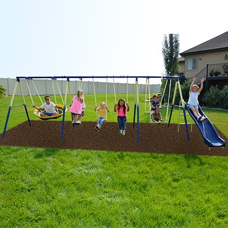 super fun 8 swing set