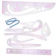 thumbnail image 5 of OUNONA 1 Set Sewing Ruler Tailor Sewing Ruler French Curve Ruler Pattern Making Ruler, 5 of 8