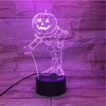 thumbnail image 3 of Lámpara de mesa LED 3D con luz nocturna Halloween Pumpkin, 3 of 3