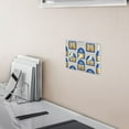thumbnail image 5 of Yayeee Toggle Light Switch Wall Plate 2-Gang 4.56"x4.48" Decorative Outlet Cover, Blue Palm Tree Pattern, 5 of 7