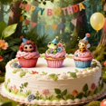 3 count Cartoon Frog Fondant Molds, Ladybug And Polymer Clay Molds for ...