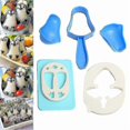 thumbnail image 2 of Sushi Maker Mould Sandwich Rice Ball Mold Cute Penguin Diy Bento Cake Kitchen Tool, 2 of 5