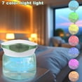 thumbnail image 5 of Water Air Purifier for Home, Humidifier, Essential Oils Aroma Fresher with Night Light for Home, Office, Pink US Plug, 5 of 7