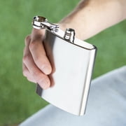 True Stainless Steel Liquor Flask for Travel, Camping, Hiking, Outdoor, 6oz