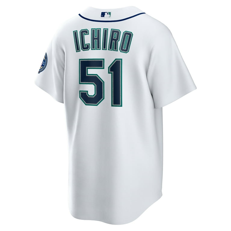 Men's Nike Ichiro Suzuki White Seattle Mariners 2025 Baseball Hall