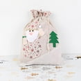 thumbnail image 3 of 30*40 cm, 4 piezas Bolsas de regalo navideñas grandes con cordón para regalos navideños Bolsas de regalo fáciles de envolver para obsequios de fiesta -, 3 of 4