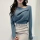 thumbnail image 3 of Autumn Winter Top Female Slim Polyester Korean Reviews Clothes Many Cheap Sale Harajuku Fashion Goth Women's Long Sleeve T-shirt, 3 of 5