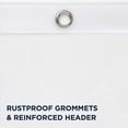 thumbnail image 4 of Duty Clear Shower Curtain Liner 72 x 72 inch - Odorless and Non-Toxic - Rust Proof Grommets, 4 of 6