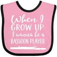 thumbnail image 3 of Inktastic Future Bassoon Player Bassoonist Gift Boys or Girls Baby Bib, 3 of 4