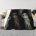 thumbnail image 3 of Throw Blanket for Couch, Jellyfish Super Soft Fuzzy Comfy Warm Throw Blanket, Cuteness Lightweight Cozy Plush Flannel Blanket & Throws for Sofa and Bed All Season, 3 of 5