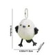 thumbnail image 3 of Juguete interactivo de peluche para bebés con sonido de chirrido realista, tela suave para estimulación sensorial infantil, actividad de aprendizaje y participación., 3 of 7