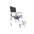 thumbnail image 2 of Chaise de Transport Mobile Portable pour Toilette, Chaise à Roulettes pour Toilette, Siège de Toilette, Chaise de Bain, 2 of 13