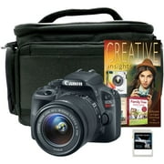 EOS Rebel SL1 18MP SLR Camera with 18-55mm Lens, Carry Bag, 8GB SDHC Card and Creative Insights