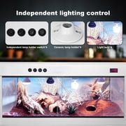 Tempered Glass Reptile Habitat 39x16x16, Ventilation Terrarium Tank, Breeding Enclosure for Geckos Tortoises(No Temperature Control)