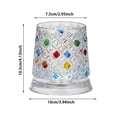 thumbnail image 3 of Spinning Glasses, Hand-Painted Embossed Rotating Glass â Minimal Tumbler with Smooth Spin Design, Rotating Glasses with Unique Embossed Bases Enhance, 3 of 5