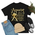 thumbnail image 7 of Aquarius Zodiac Heavy Cotton Tee, 7 of 7