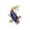 Dark Blue, variant on Crystal Koi Fish Ornament Turquoise Gravel Fish Figurine Mini Crystal Fish Table Decor For Birthday Holiday Party(Light Green-6Cm)
