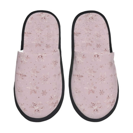 

Pofeuu Minimalist Snowflake Print EVA Fuzzy House super light Slippers Slippers Scuff Outdoor Indoor Warm Cozy Plush Bedroom Shoes Soft Flat Comfy Anti-Slip-Large