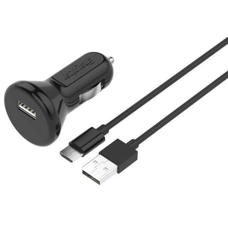 DAS COMPANIES EU Car Charger 2.4A Micro USB Cable Comb
