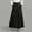 Black plus size boho maxi skirt a1, variant on Women Plus Size Wrap Button Down Boho Maxi Skirt A-Line Long Skirt Party Floral Casual, Pink M