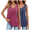 Wine/Navy, variant on SwiftWear 2Pcs V-Neck Long Tank Tops for Women Loose Fit Cute Summer Tops Soft Casual Sleeveless Beach Vacation Cami