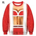 thumbnail image 3 of Ounissouiy Ugly Christmas Sweater Camiseta para mujer Impresión digital 3D Pullover Sudaderas para fiesta navideña Kits de decoración para fiestas No.2 Ounissouiy HA046225-02, 3 of 6