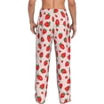 thumbnail image 7 of Salouo Strawberries Print Pajama Pants for Men, Lounge Pants Elastic Waistband Casual Men's sleepwear Loungewear Sleep Pajama Pant -Large, 7 of 7