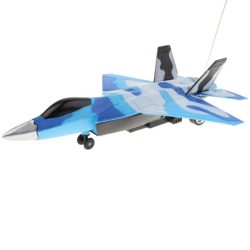 Four-tunnel Remote Controlled Aircraft RC Toy Fighter Plane Music Light Toy 