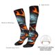 thumbnail image 4 of Balery Flame Metal Skull Calcetines novedosos Calcetines deportivos Calcetines hasta la rodilla Calcetines de algodón Calcetines originales y geniales, 4 of 6