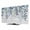 White Blue, variant on Indoor Elastic TV Cover, Blue Eucalyptus Leaves Dust Proof TV Screen Slipcover Protection, Summer Botanical Wooden Weeping Stretch Waterproof Monitor Fitted 43" TV Covers for Inside